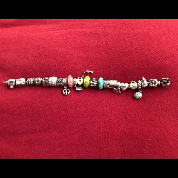 Pandora Bracelet with Authentic Charms - Picture 2 of 4